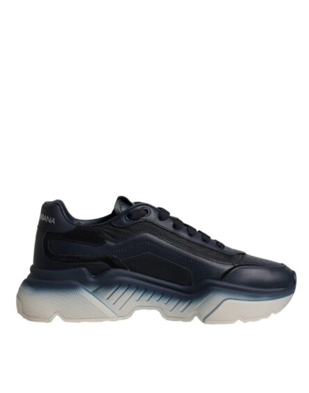 Navy Blue Daymaster Low Top Men Sneakers Shoes - Image 7