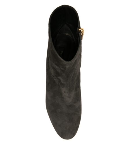 Black Embellished Heel Ankle Boots Shoes - Image 7