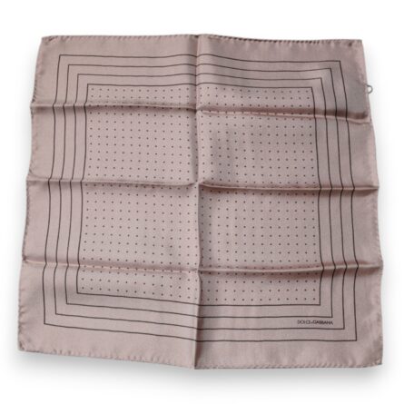 Pink Polka Dots Square Handkerchief Scarf - Image 3