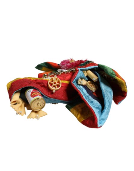 Multicolor Floral Crystal Embellished Diadem Headband - Image 4