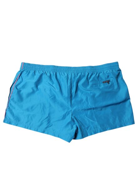 Turquoise Logo Beachwear Shorts 2Pc Swimwear - Image 5