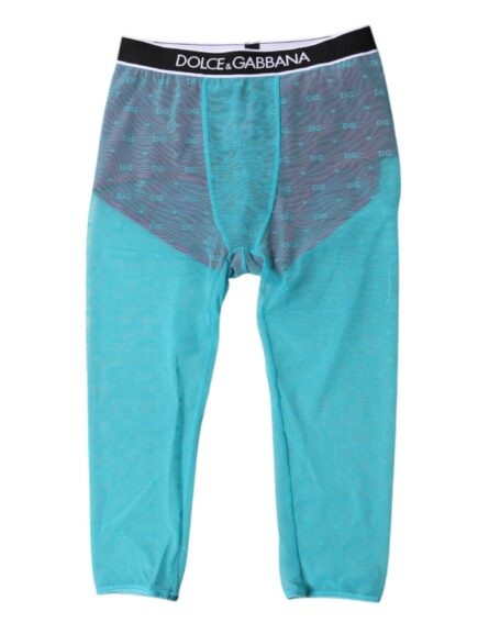 Blue Fuchsia Logo Lingerie Cropped Underwear - Image 2
