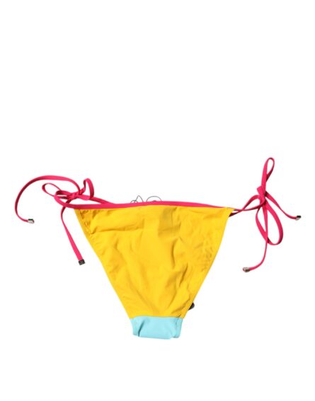 Multicolor Logo Swimsuit Bikini Bottom Swimwear - Image 4