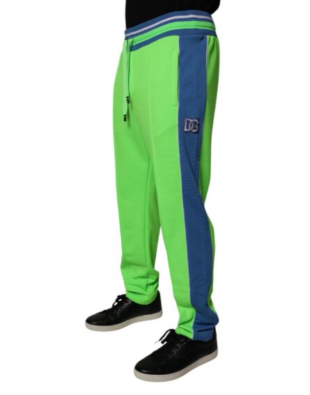 Green Blue Jogger Sweatpants Pants - Image 3