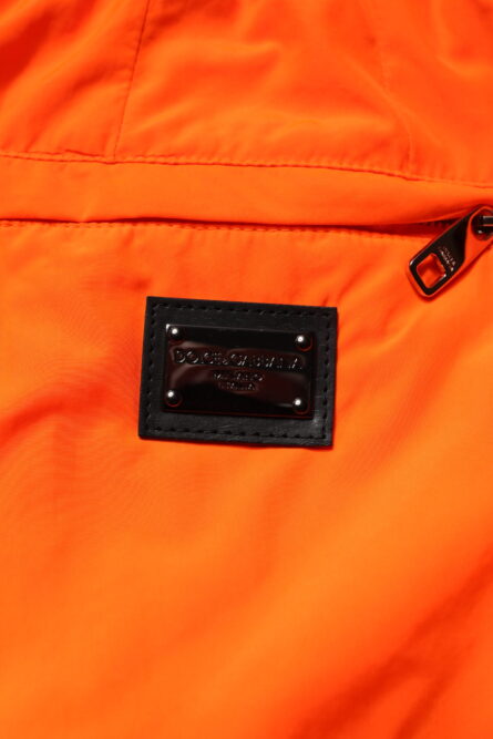 Orange Polyester Men Jogger Sweatpants Pants - Image 6