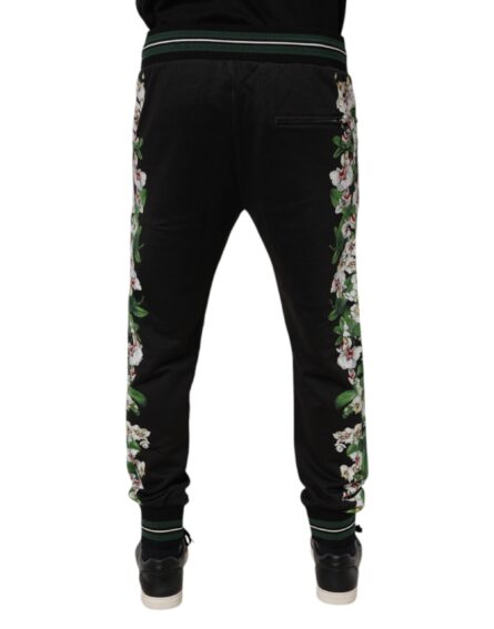 Black Floral King Men Jogger Sweatpants Pants - Image 4