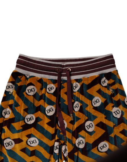 Multicolor Logo Monogram Jogger Sweatpants Pants - Image 5