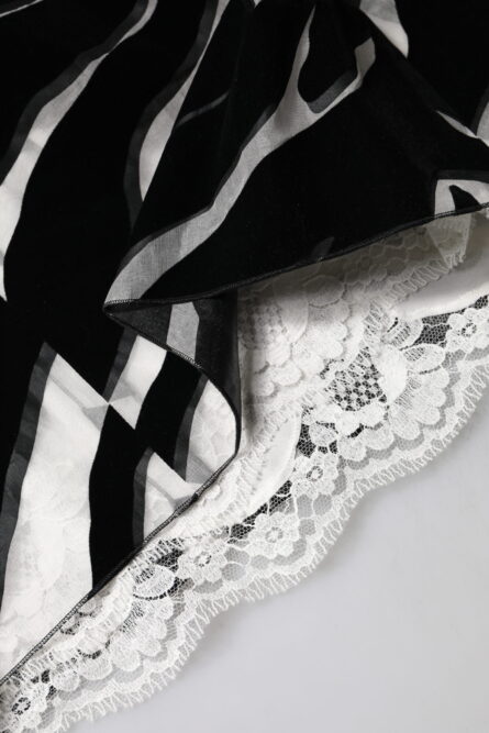 Black White Zebra A-line Sheath Mini Dress - Image 8