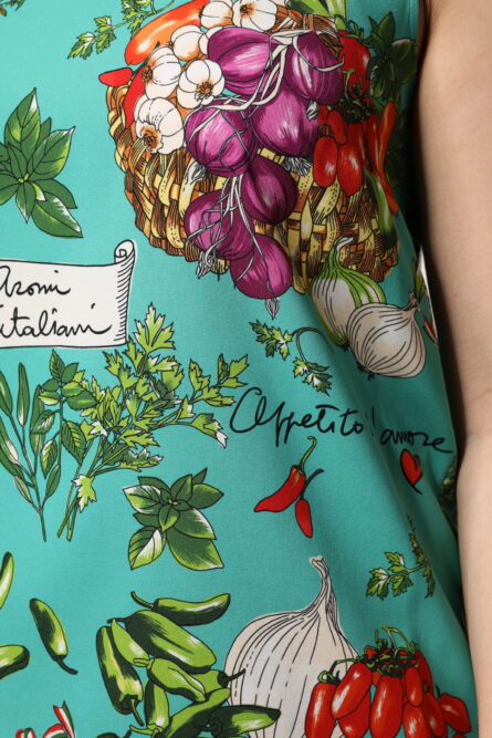 Multicolor Floral Silk Sleeveless Tank Top - Image 6