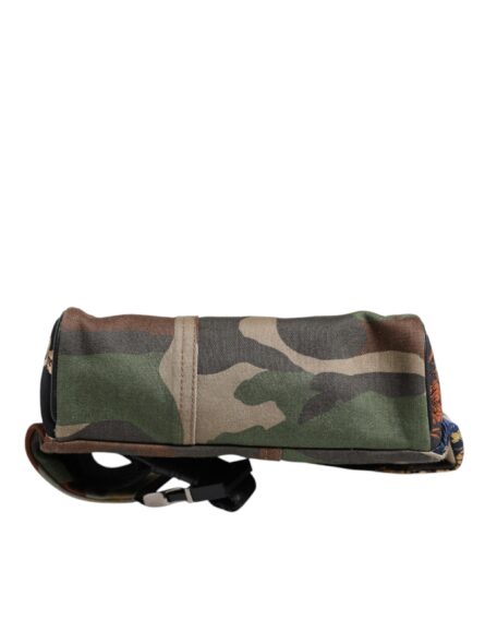 Multicolor Camouflage Patchwork Logo Waist Fanny Pack Bag - Image 4