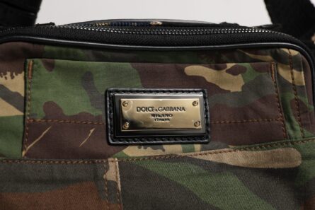 Multicolor Camouflage Patchwork Logo Waist Fanny Pack Bag - Image 7