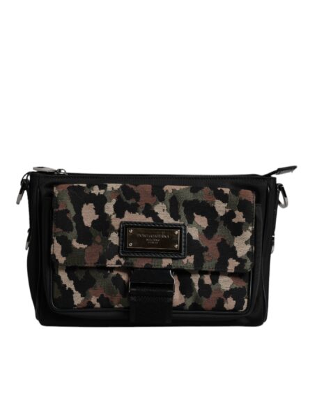 Multicolor Leopard Jacquard Crossbody Bag - Image 2