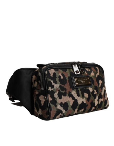 Multicolor Leopard DG Logo Belt Waist Fanny Pack Bag - Image 3
