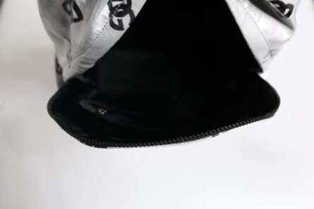 Polyester Gray Black DG Logo Plaque Backpack Bag - Image 7