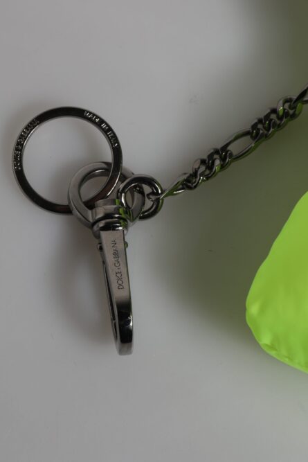 Green Bear Embroidered Logo Keychain Clasp Keyring - Image 6