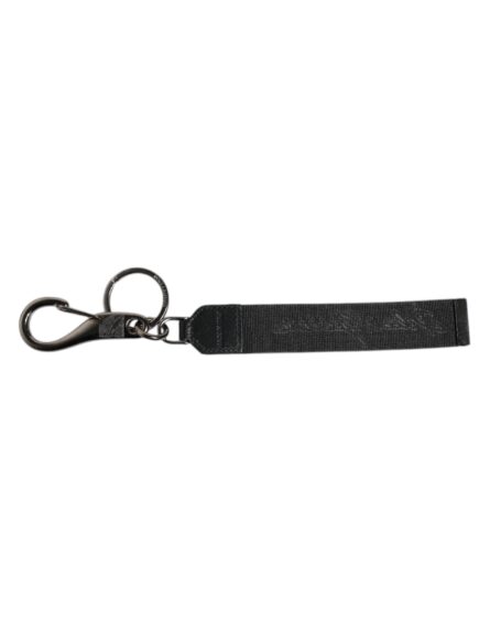 Black White DG Logo Silver Men Keychain Polyester Keyring - Image 7