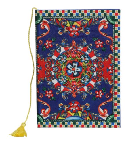 Multicolor Polyester Carretto Siciliano Print Notebook - Image 8