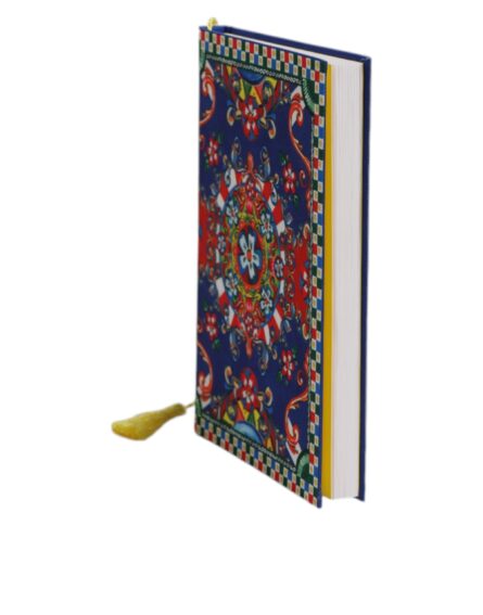 Multicolor Polyester Carretto Siciliano Print Notebook - Image 9