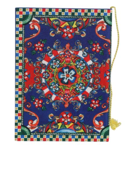 Multicolor Polyester Carretto Siciliano Print Notebook - Image 4