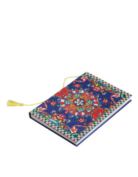 Multicolor Polyester Carretto Siciliano Print Notebook - Image 11