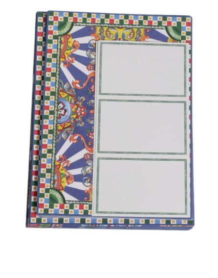Multicolor Carretto Siciliano Envelope Post Card Holder - Image 11