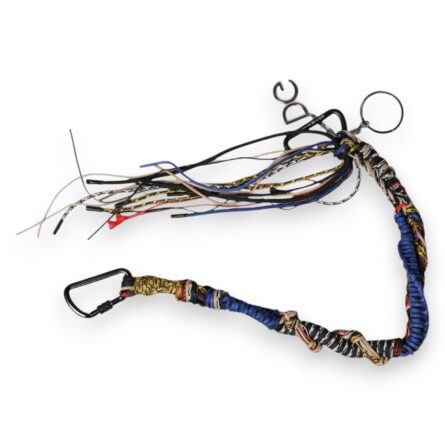 Multicolor Braided Rope Logo Bag Shoulder Strap - Image 5