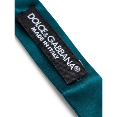 Green Silk Bowtie - Image 3