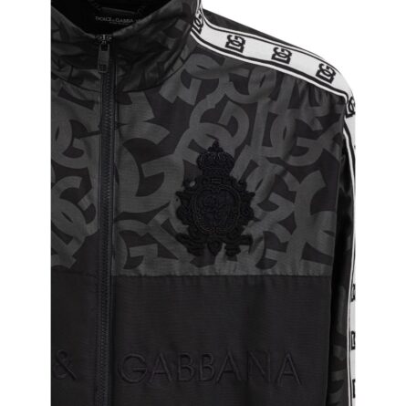 Black Polyester Shell Jacket - Image 3