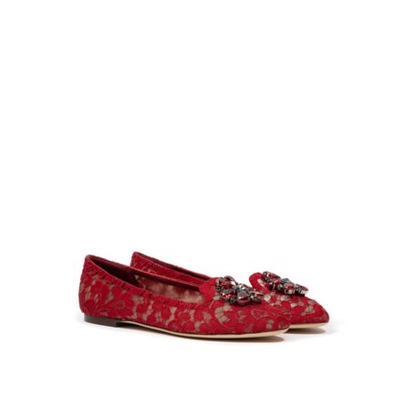 Red Viscose Ballet Flats - Image 2
