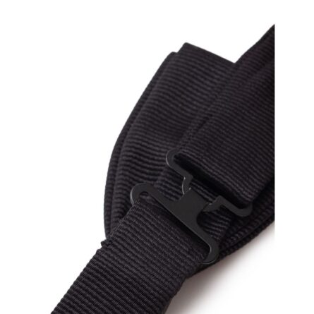 Black Silk Bowtie - Image 3