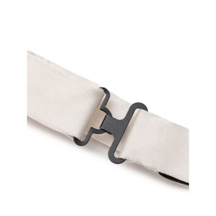 White Silk Bowtie - Image 4
