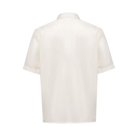 White Polyester Shortsleeve Shirt - Image 2
