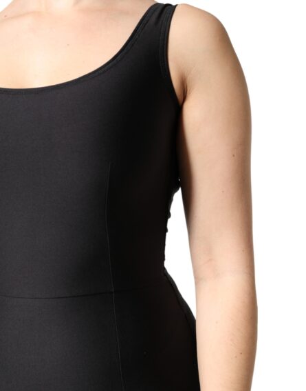 Black Sleeveless Bodycon Women Jumpsuit Dress - Image 6