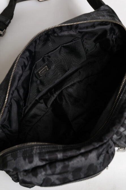 Black Gray Leopard DG Logo Belt Waist Fanny Pack Bag - Image 8