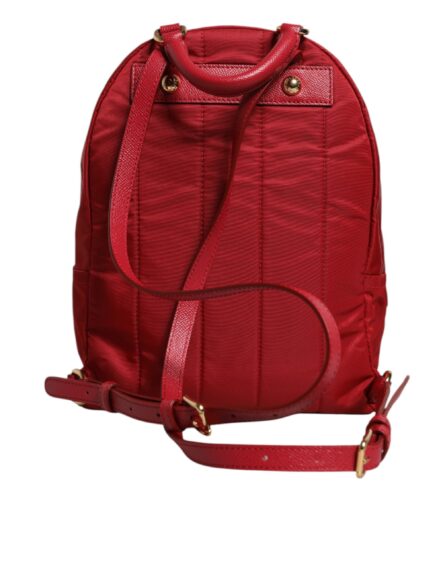 Red #DGFAMILY VULCANO Embellishment Backpack Bag - Image 11