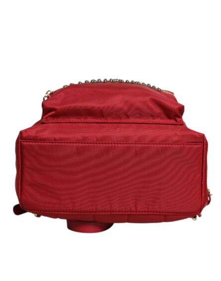 Red #DGFAMILY VULCANO Embellishment Backpack Bag - Image 5