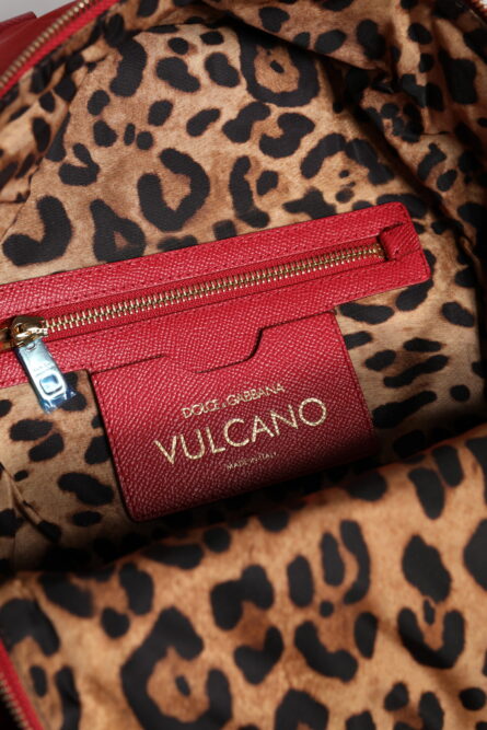 Red #DGFAMILY VULCANO Embellishment Backpack Bag - Image 15