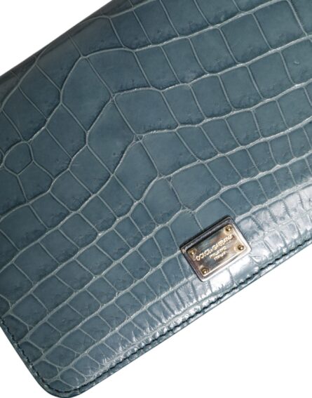 Green Exotic Leather DG Plaque Crossbody Mini Bag - Image 6