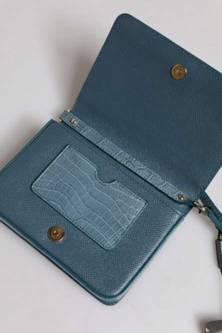 Green Exotic Leather DG Plaque Crossbody Mini Bag - Image 8
