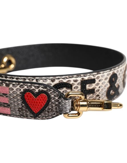 Multicolor DG AMORE Patch Bag Shoulder Strap - Image 3