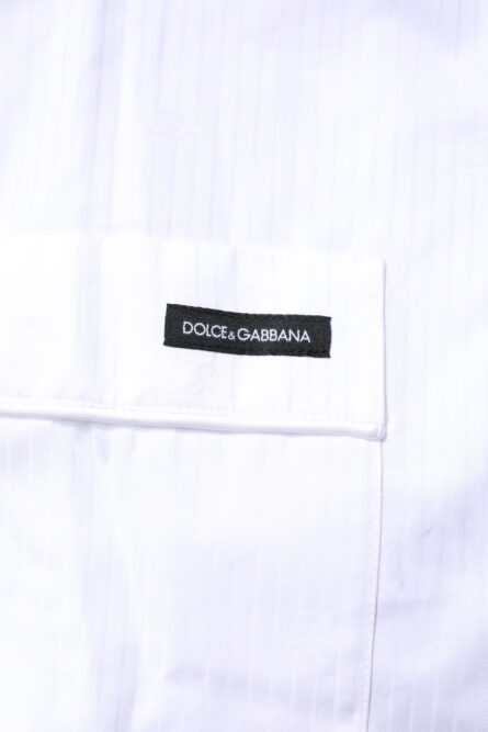 White Cotton Shirt Pants Pajama Set Sleepwear - Image 14