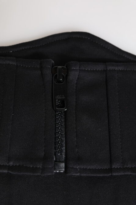 Black Cotton Waist Tuxedo Belt Cummerbund - Image 4