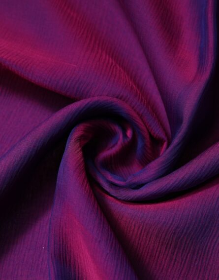 Purple Silk Rectangle Wrap Shawl Scarf - Image 4