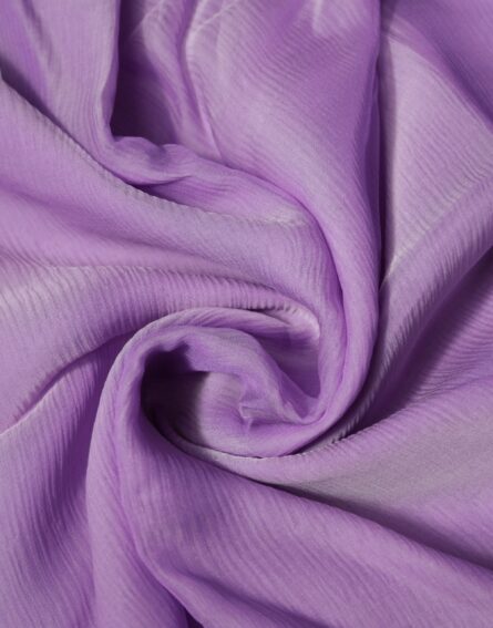 Purple Silk Rectangle Wrap Shawl Scarf - Image 4
