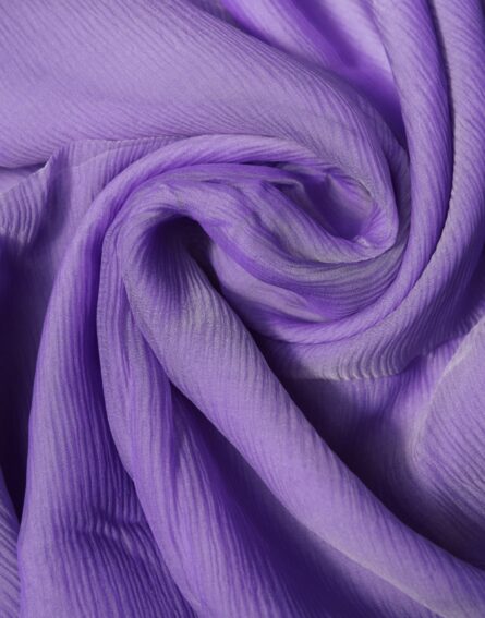 Purple Silk Rectangle Wrap Shawl Scarf - Image 4