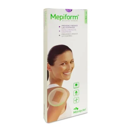 Mepiform Scar Reducer Silicone Gel Sheets 4x30cm 5 Uts - Image 1