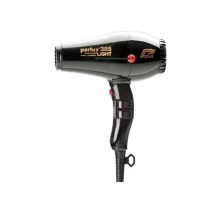 Parlux Hair Dryer 385 Powerlight Ionic Ceramic Black - Image 1