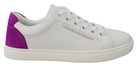 White Suede Leather Low Top Sneakers Shoes - Image 7